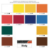 12 tubes de peinture à l'huile - Etude et fine - Diluable à l'eau - Cobra - 12x20ml