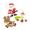 photo-Kit loisirs créatifs - Noël - 24 décorations pour le sapin - Cadre photo - CTOP