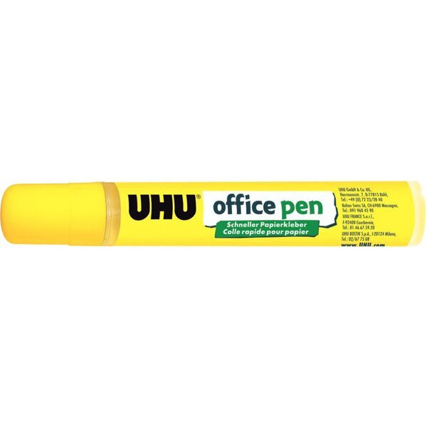 photo-Stylo de colle - Transparente - Pour papier - Avec applicateur - UHU Office pen