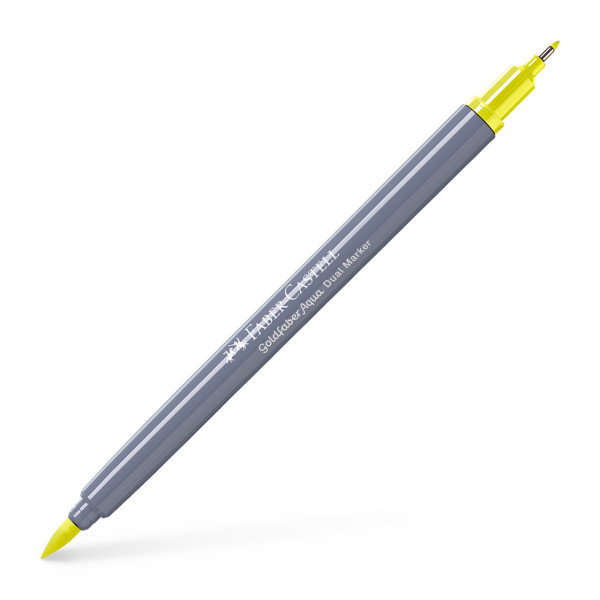 photo-Feutre de coloriage - Faber-Castell - Goldfaber Aqua - Jaune cadmium citron - 205