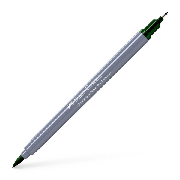 photo-Feutre de coloriage - Faber-Castell - Goldfaber Aqua - Vert pin - 267