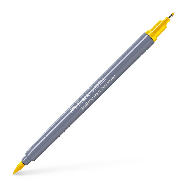 photo-Feutre de coloriage - Faber-Castell - Goldfaber Aqua - Jaune cadmium - 107