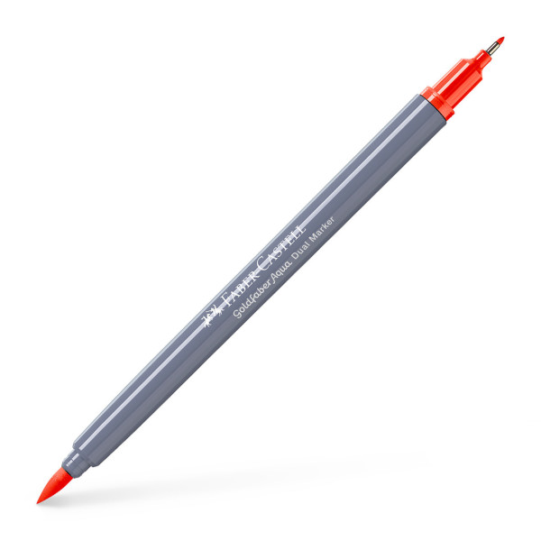 photo-Feutre de coloriage - Faber-Castell - Goldfaber Aqua - Orange cadmium foncé - 115