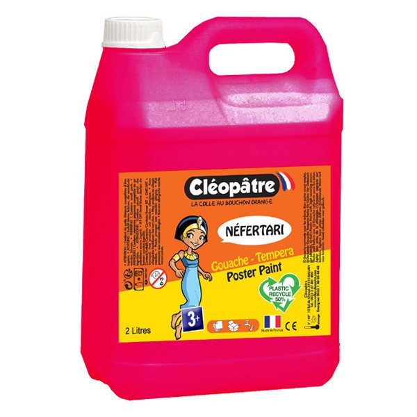 photo-Peinture gouache - Magenta - Rose - Rouge - Cléopâtre - Néfertari - Bidon de 5L