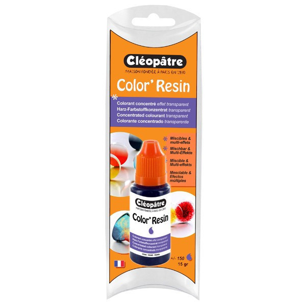 photo-Colorant pour résine d'époxy - Violet - Cléopâtre - Color'Resin - Tube 15g
