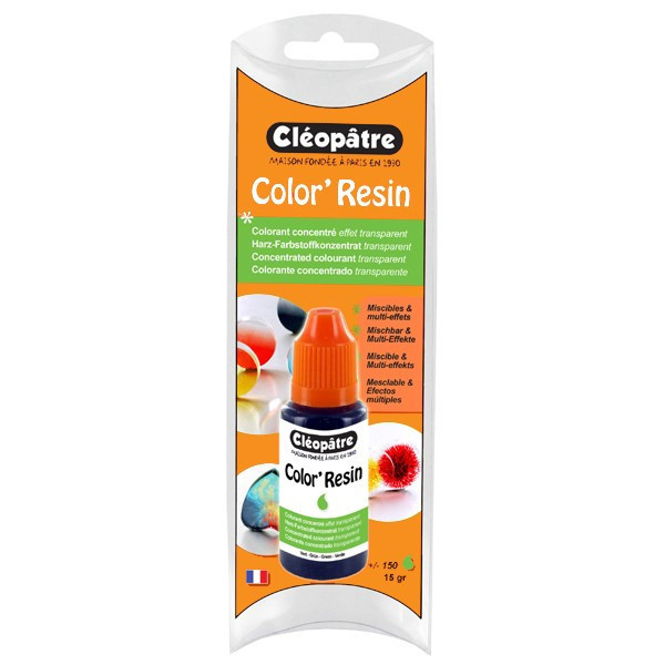 photo-Colorant pour résine d'époxy - Vert - Cléopâtre - Color'Resin - Tube 15g