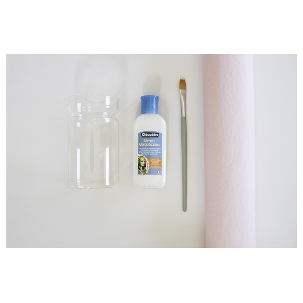 Vernis glassificateur - Brillant - Transparent - Tous supports - Cléopâtre - Pot 250g