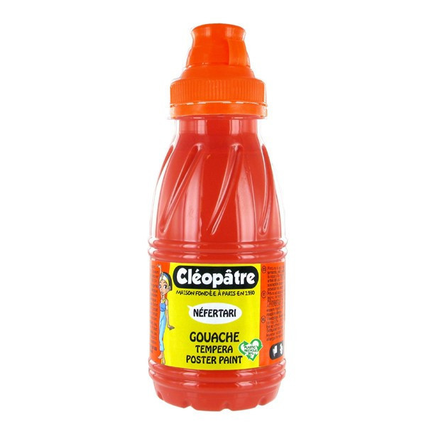 photo-Peinture gouache Néfertari - Rouge vermillon - 250 ml - Cléopâtre