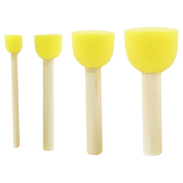 Tampons en mousse - Plusieurs diamètres - Pour peinture - Enfant - Cléopâtre
