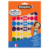 Gommettes - Enfant - Rondes - Différentes couleurs et tailles - Cléopâtre