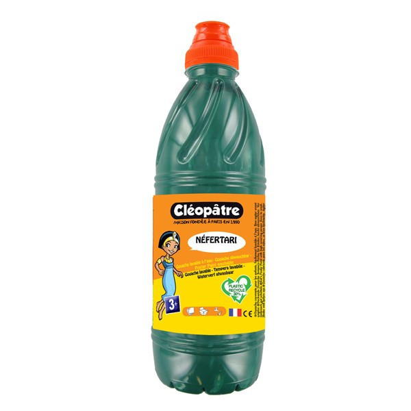 photo-Peinture gouache - Vert émeraude - Cléopâtre - Néfertari - Bidon 1L