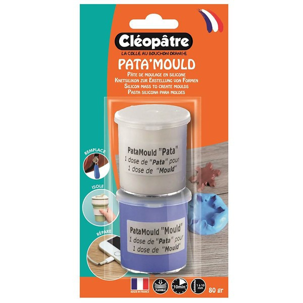 Pâte de moulage - Silicone - Bi composant - Cléopâtre - Pata'Mould