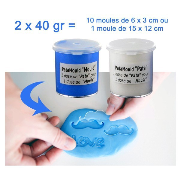Pâte de moulage - Silicone - Bi composant - Cléopâtre - Pata'Mould