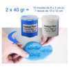 Pâte de moulage - Silicone - Bi composant - Cléopâtre - Pata'Mould