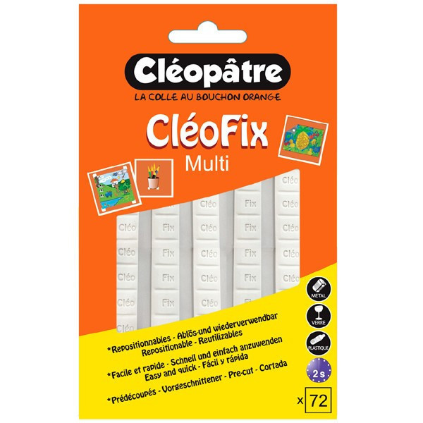Pastilles adhésives - Repositionnable - Toutes surfaces - Cléopâtre - CléoFix