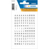 photo-Lettres - Stickers - Autocollant - 5mm diamètre - A à Z - Majuscules - 2 planches