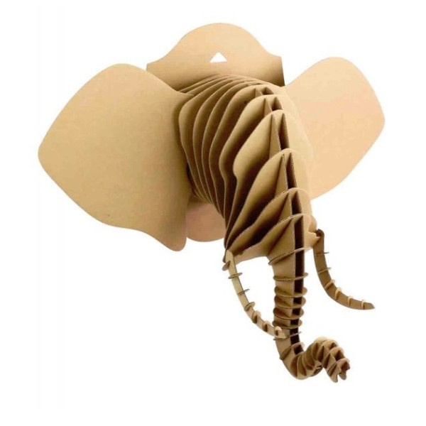 Trophée mural en carton - ELEPHANT - CTOP -