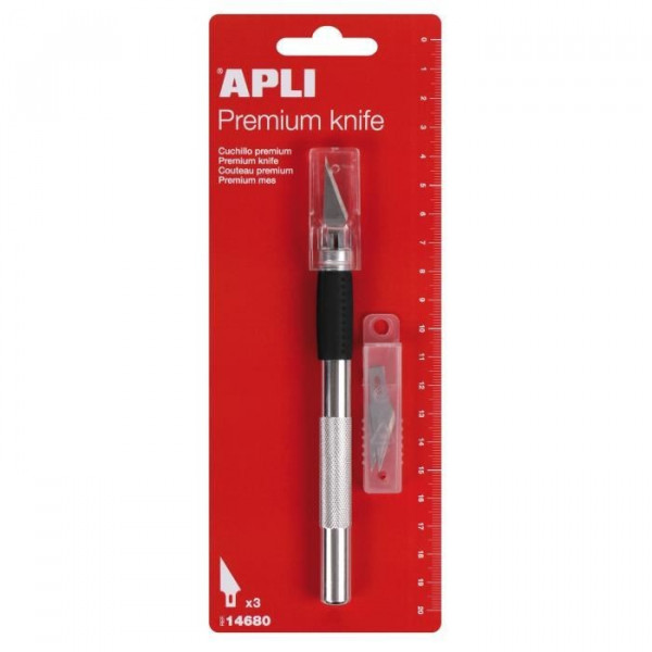 photo-Couteau hobby de précision PREMIUM avec 3 recharges - Apli