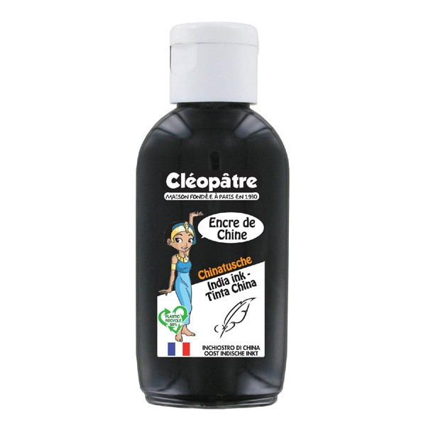 photo-Encre de chine - Noir - Petit flacon de 55ml - Cléopâtre