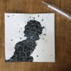 Encre de chine - Noir - Petit flacon de 55ml - Cléopâtre