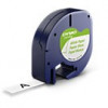 Ruban Dymo Letratag 12Mmx4M Papier Noir Sur Blanc | Artmania