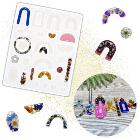 Moule en silicone - Pour créer des bijoux bohème - Cléopâtre - Résin'Mould