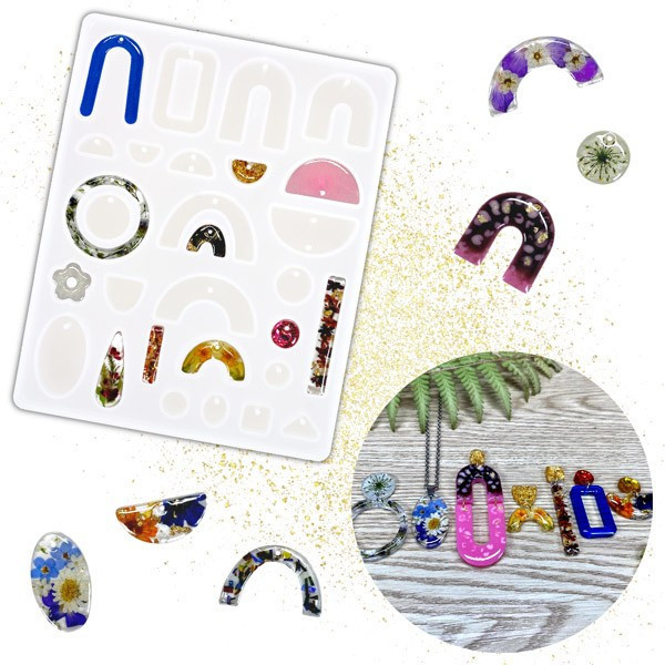 Moule en silicone - Pour créer des bijoux bohème - Cléopâtre - Résin'Mould