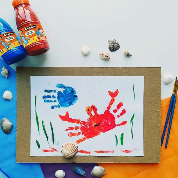 Peinture gouache - Vert printemps - Pour enfant - Cléopâtre - Ma première gouache