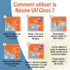 Flacon de résine - Prêt à l'emploi - Transparente - UV-LED - Flacon 25g - Cléopâtre
