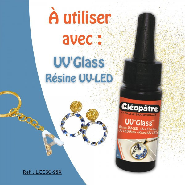 Lampe UV LED - Pour faire durcir la résine - Cléopâtre - UV'Glass - 24W