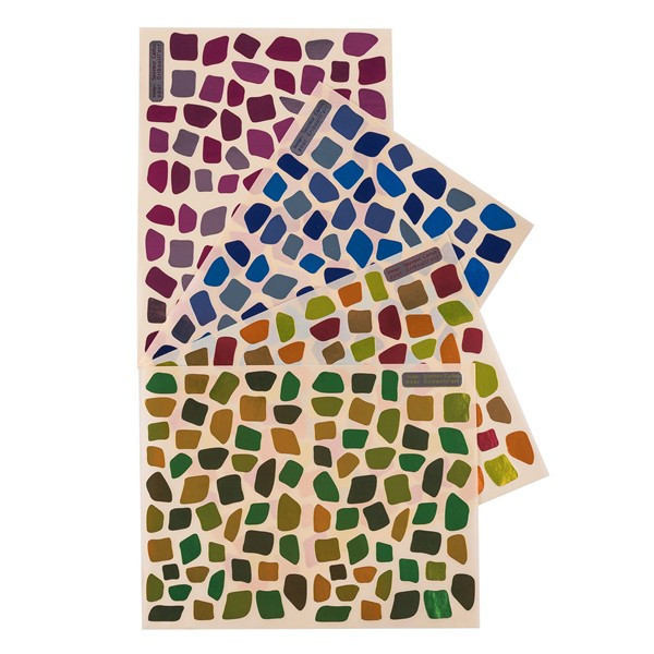 Gommettes - Mosaïques - Couleurs métallisées - Repositionnable - Cléopâtre