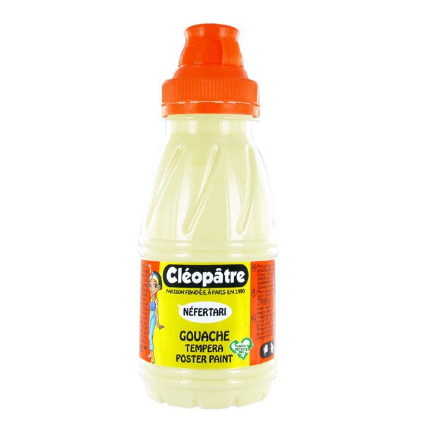 photo-Peinture gouache Néfertari - Pastel Blé - Beige - 250 ml - Cléopâtre