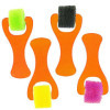 4 rouleaux en mousse - Peinture acrylique - Enfant - 25mm largeur - Cléopâtre