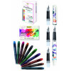 Coffret - Stylo plume - Calligraphie - 3 plumes différentes - 10 cartouches - ONLINE