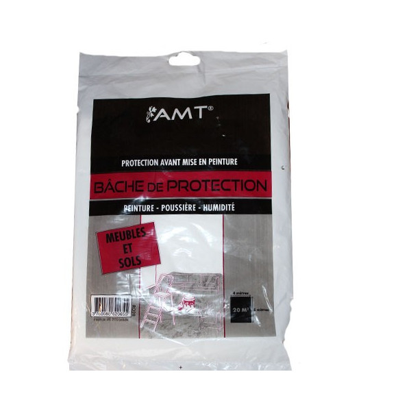 Bâche de protection peinture - 20m2 - Amt | Surdiscount