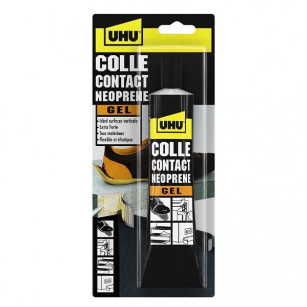photo-Colle extra-forte - Néoprène - Gel - Tous supports - Tube de 120g - UHU