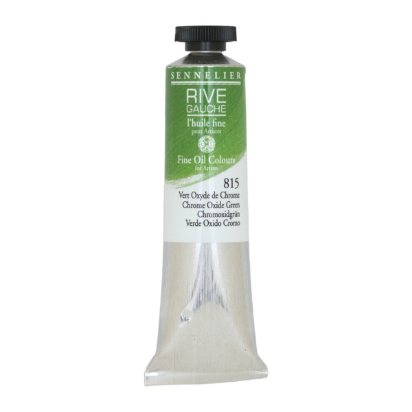 photo-Peinture à l'huile - Sennelier - Rive Gauche - Vert Oxyde de Chrome - 815 - Tube de 40ml
