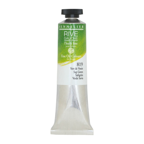photo-Peinture à l'huile - Sennelier - Rive Gauche - Vert de Vessie - 819 - Tube de 40ml