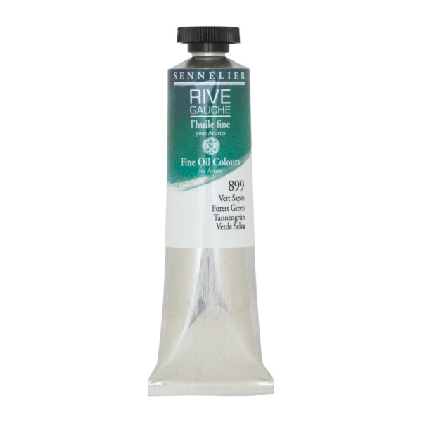 photo-Peinture à l'huile - Sennelier - Rive Gauche - Vert Sapin - 899 - Tube de 40ml