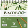 photo-Carnet - Aquarelle - 15 x 15 cm - Spirale - 15 feuilles - Clairefontaine - Bamboo