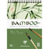photo-Carnet - Aquarelle - 19 x 26 cm - Spirale - 15 feuilles - Clairefontaine - Bamboo