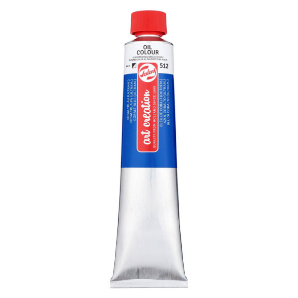 photo-Talens Art Creation - Peinture à l'huile - Bleu de Cobalt (Outremer) - 512 - Tube 200ml