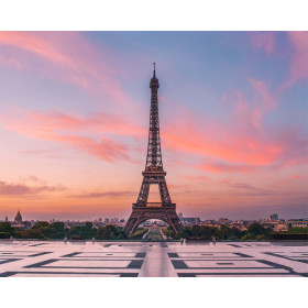 photo-Kit de diamond painting - Modèle tour eiffel - Paris - Ville - 40x50cm