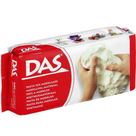 photo-Bloc de pâte à modeler - Blanc - Sèche à l'air - 1Kg - GIOTTO - DAS