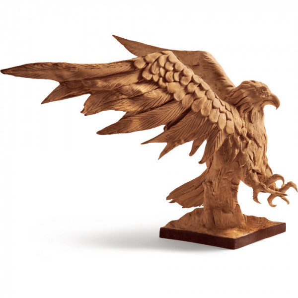 Bloc de pâte à modeler - Aspect bois - Sèche à l'air - 700g - GIOTTO - DAS