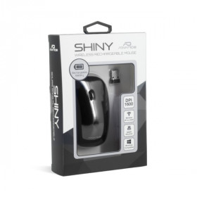 Souris Shiny Black Sans Fil Rechargeable pas cher