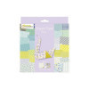 Papier pour origami - Motif fleurs - Carnet de 61 feuilles - 20x20cm - Avenue Mandarine
