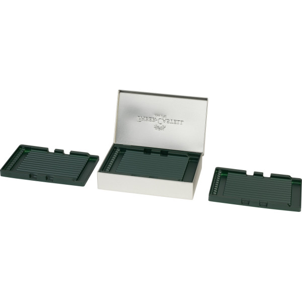 Boîte de rangement - Crayons et feutres - 36 emplacements - Métal - Faber-Castell