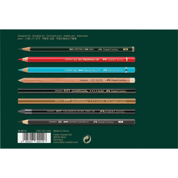 Boîte de rangement - Crayons et feutres - 36 emplacements - Métal - Faber-Castell
