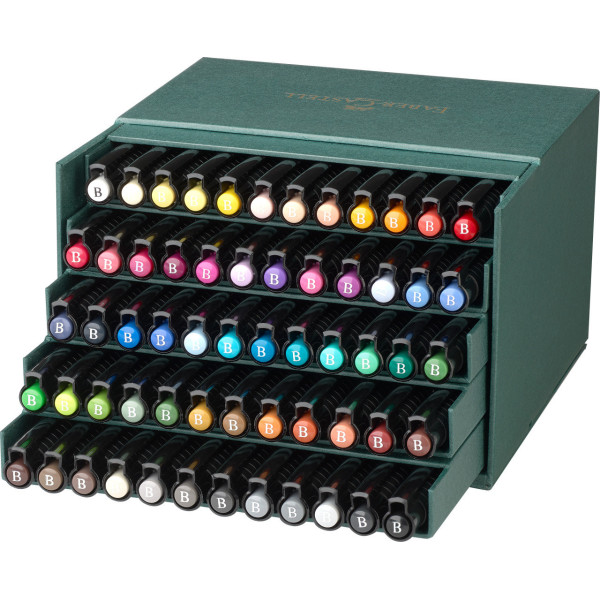 Feutres à dessin - Faber-Castell - Pitt Artist Pen - Brush - Boîte de 60 couleurs